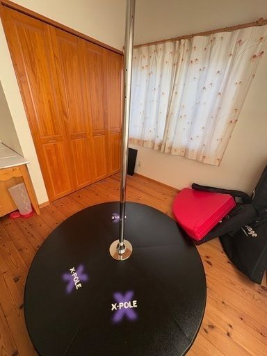 （中古）X-STAGE Lite ステージポール ステンレス45mm ※X-POLE正規品