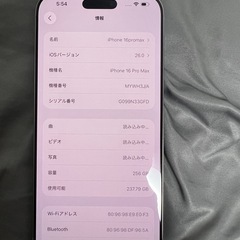 iphone 16promax 256gbの画像