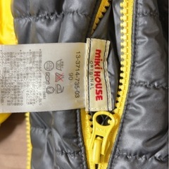 1000円ぽっきり！！ミキハウス　ジャンパー黄色の画像