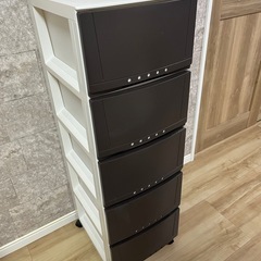 5段収納ケースの画像