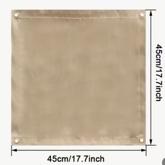 【新品未使用】45cm 耐火マット　焚き火　バーベキューの画像