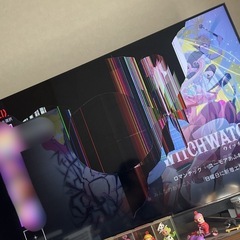 液晶割れ・55インチテレビの画像