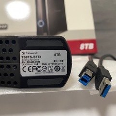 大容量3.0TB HDD 外付けケース 高速USB3.0対応！Transcend StoreJet 35T3 8TB 外付けHDD 001shhdhの画像