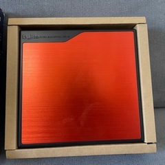 Logitec 外付USB接続 DVDドライブ LDR-PME8U2LRD レッド モバイルDVDの画像