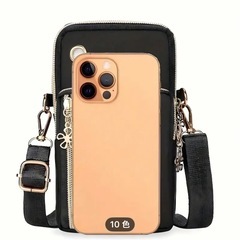 【新品】M ブラック ランニングスマホショルダーバッグの画像