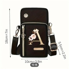【新品】M ブラック ランニングスマホショルダーバッグの画像