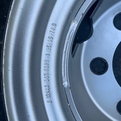 希少　日産　アトラスホイール　前１４インチ　後１３インチ の画像