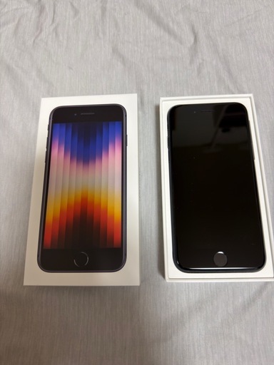 【商談中】iPhone SE 第3世代(SE3) 64GB 黒  ミッドナイト SIMフリー