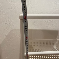 キャスター付き　収納ラックの画像