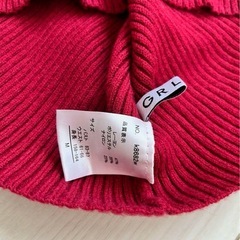 未使用 
ハイネックリブニットの画像