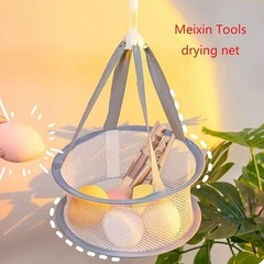 新品！メイクブラシ乾燥ネット メイクスポンジ ペイントブラシ 防風乾燥ラック 屋内 屋外 ポータブルの画像
