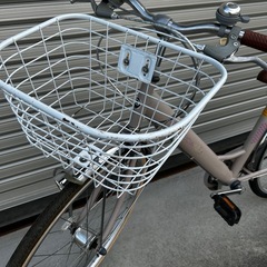 フェリシア オートライト 26インチ　自転車　子供　マットカフェベージュの画像