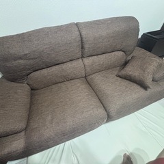 ニトリ　ソファ　クッション付きの画像