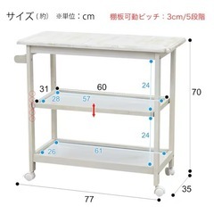 ニトリワゴンの画像