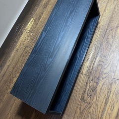 テレビ台　棚　小物置き　コンパクト　家具　ブラック　の画像
