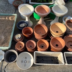 園芸用土　植木鉢　プランターの画像