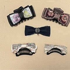 ヘアアクセサリー5個の画像