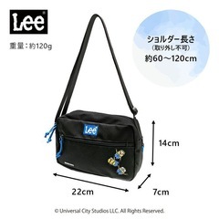 【Lee】ミニオンコラボショルダーバッグ イエロー×ブラックの画像