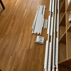 【ニトリ販売終了品】ホワイト 4段 スチールラック　アルゴス90の画像
