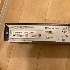 SHARPブルーレイディスクレコーダー  の画像