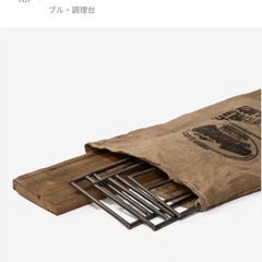 キャンプ用収納、テーブル、調理台の画像