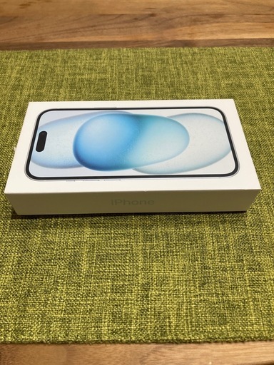 商談中iPhone15 ,blue,128GB
