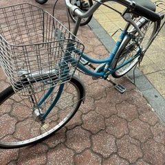 26インチ　シティーバイク　自転車　オートライト付の画像