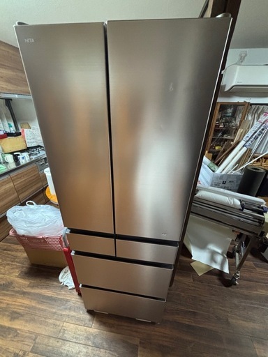 日立　観音開き　冷蔵庫　485L 2022年製