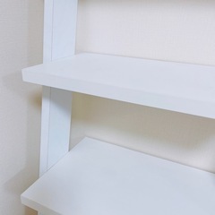 ニトリ エトナサイドボードラックホワイト幅45×奥行42×高さ175cmの画像