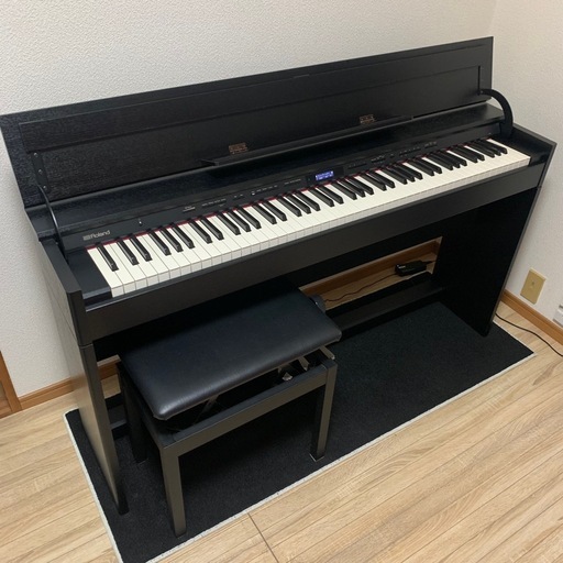 Roland DP603 電子ピアノ 木製ハイブリッド鍵盤 Bluetooth使えます イス付き2020年製