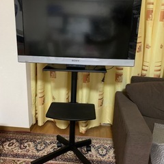テレビ　スタンド、ファイアースティック付き　  　　の画像