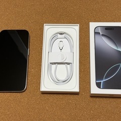 ⭐️超美品⭐️ iPhone16 Pro 512GB ホワイトチタニウム　SIMフリー
の画像