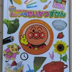 アンパンマン　おしゃべりものしり図鑑セット　箱ありの画像