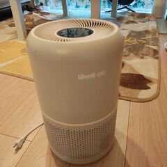 空気清浄機 コンパクト ハイパワー ペット用 levolt おしゃれ 丸型の画像
