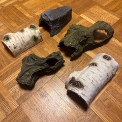 爬虫類 両生類 シェルター 5個セットの画像
