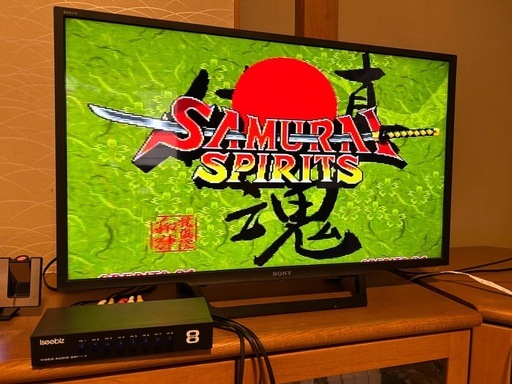 【激レア】動作確認済み 本日限り85000円　NEOGEO ROM本体＋コントローラー×2＋ソフト2つ