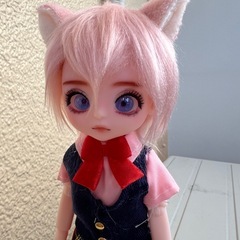 セリア☆カスタムドール☆猫耳☆フルセットの画像