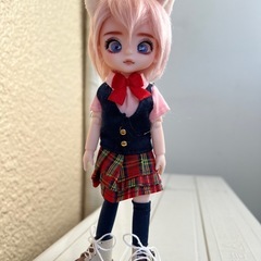 セリア☆カスタムドール☆猫耳☆フルセットの画像