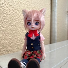 セリア☆カスタムドール☆猫耳☆フルセットの画像
