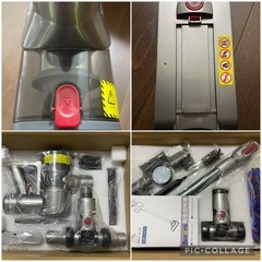 掃除機 コードレス LEDライト付 50Kpa強力吸引 自立式 サイクロン式の画像