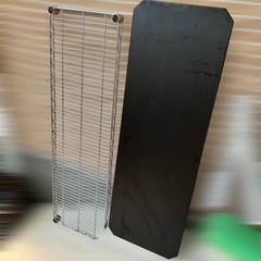 【決まりました】スチールラック×リバーシブルボード メタルシェルフ メタルラック 棚 の画像
