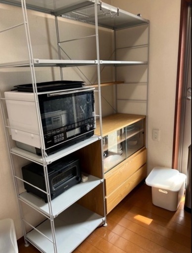 無印良品ユニットシェルフ　キッチン