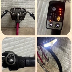 🌸美品🌸室内保管🌈大容量バッテリー8Ah🌸パナソニック　ビビ　🌸電動自転車23の画像