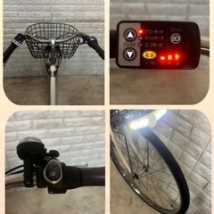 🌸超お買い得🌸美品🌸室内保管🌈バッテリー良好🌸パナソニック　ビビ　🌸電動自転車レッド23の画像