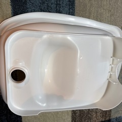 【譲ります！】すべり落ち股ガード付 シンクでも使える ベビーバスＲの画像