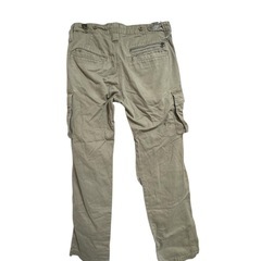 【ビームス ハート】メンズ カーゴパンツ Sサイズ ベージュの画像