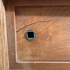 大正ロマン　水屋　箪笥　戸棚の画像