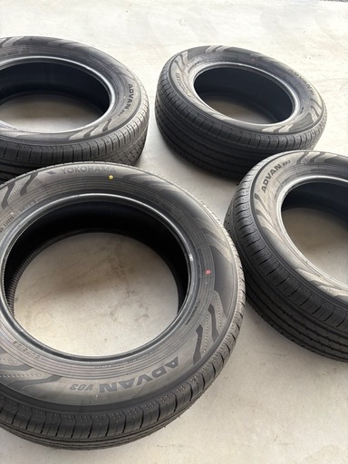YOKOHAMA ADVAN V03 225/65R17 102H サマータイヤ4本★2025年製/新車外し★タイヤのみ