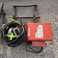 東京ジャイロ セビー 荷揚げ機（電動ウインチ） 完動品の画像