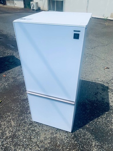 ♦SHARP ノンフロン冷凍冷蔵庫【2018年製】SJ-GD14D-W